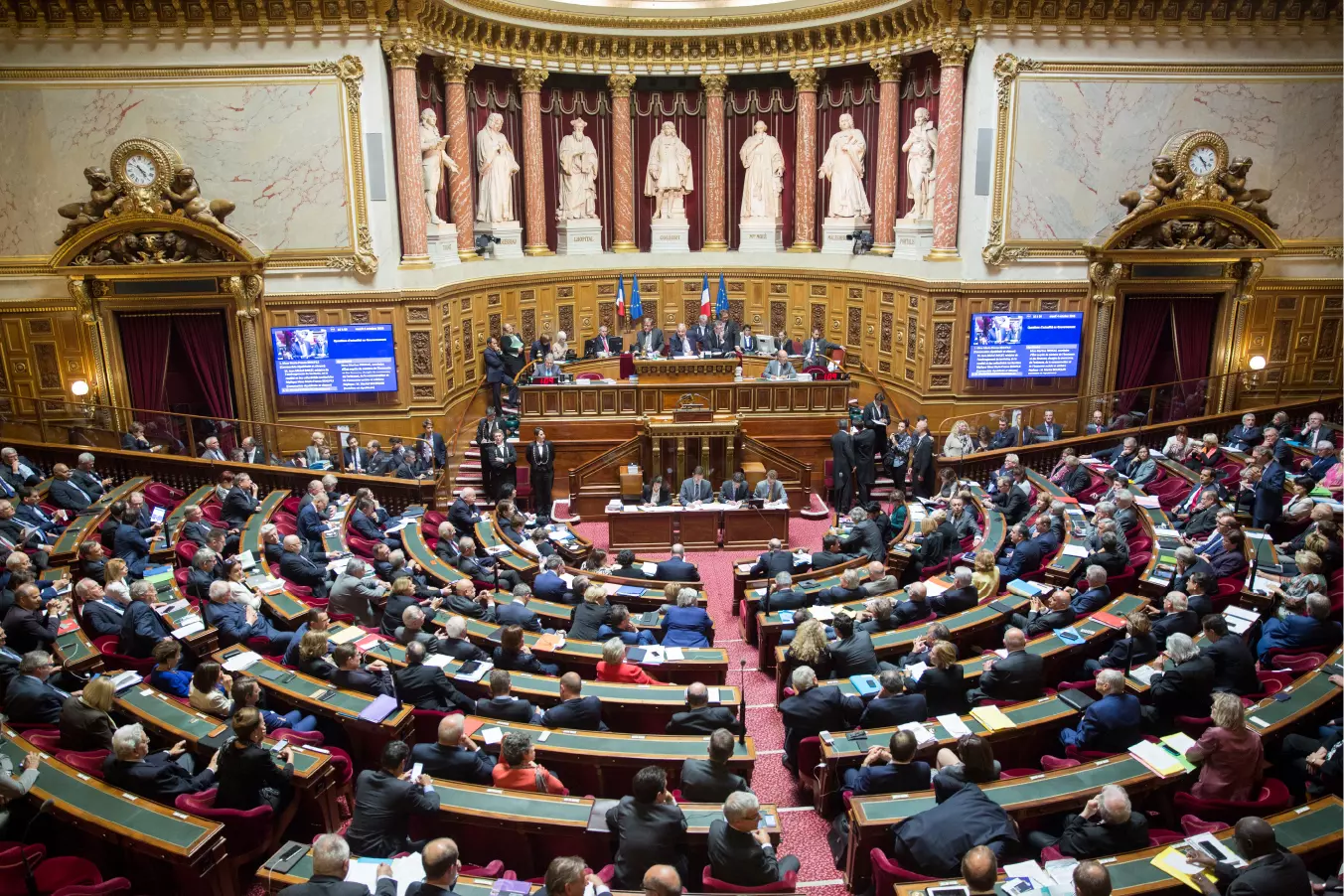 Hemicycle du Sénat à Paris (© Sénat)