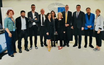 À l’initiative de Bretagne Réunie, Kenleur et Produit en Bretagne ont fait vivre la Bretagne à 5 au Parlement européen